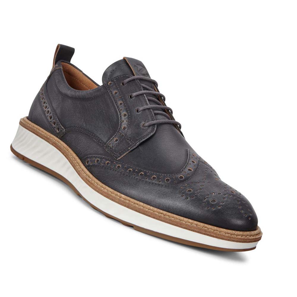 Ecco St.1 Hybrid Brogue Pensko Herre Svarte | NO 527YXF